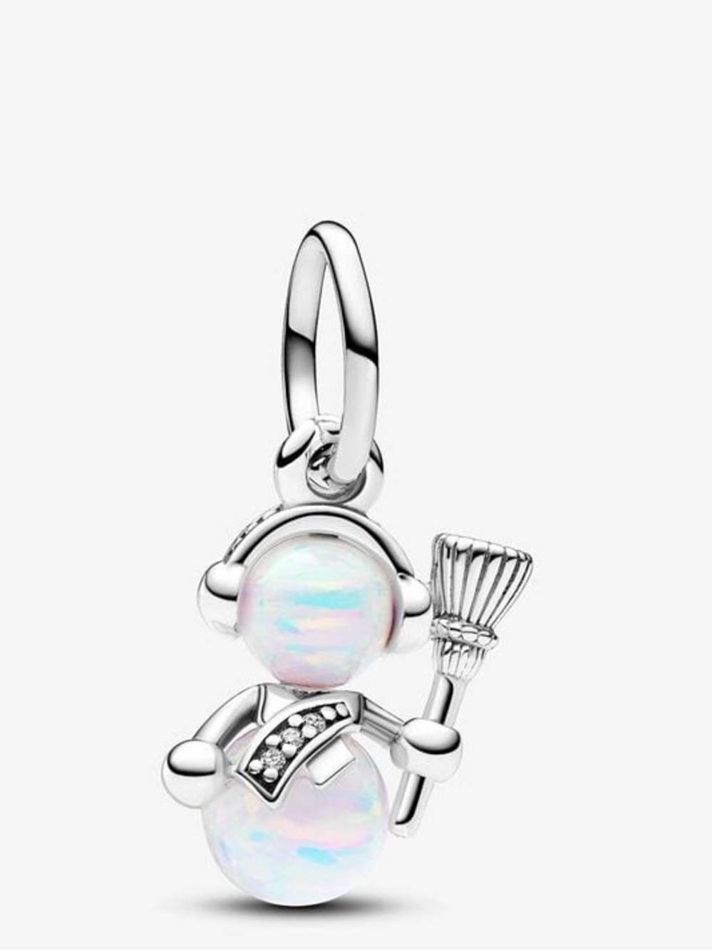 Pandora Snowman Opalescent Hanging Charm